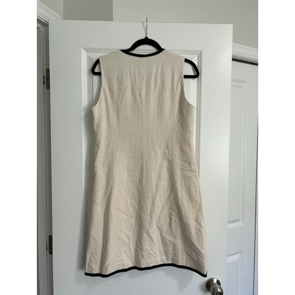 New Women's Mini Sleeveless Button Down Dress Size Small - Picture 4 of 4